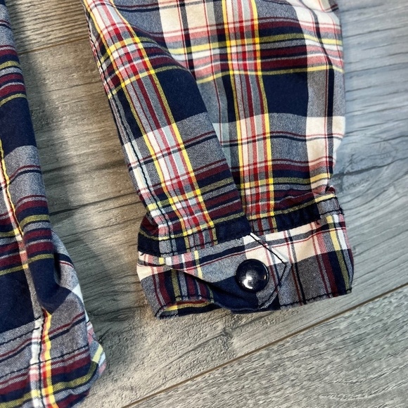 Levi’s Girls Plaid Hooded Zip Up Jacket Size Large - Picture 10 of 12